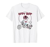 Betty Boop Cowgirl Biker Sitting Pose Outline T-Shirt