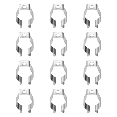Image of Enakshi 12x Clips Holder Bracket for Integrated Tube Light Fixture LED Light Tube without Foot Wrap| Home & Garden|Lamps, Lighting & Ceiling Fans|Lighting Parts & Accessories