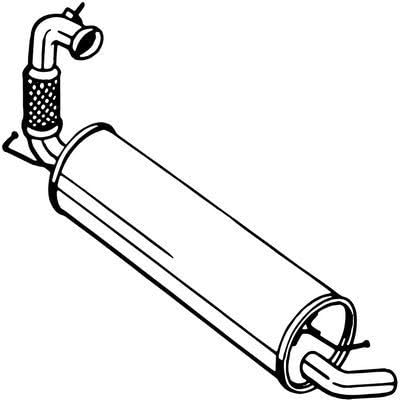 BOSAL Silenziatore posteriore 200-143