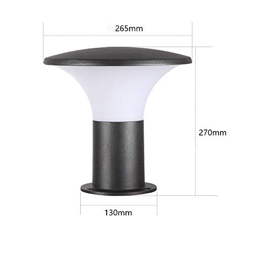Lampadaire d'extérieur E27 en aluminium étanche pour jardin et cour - 3