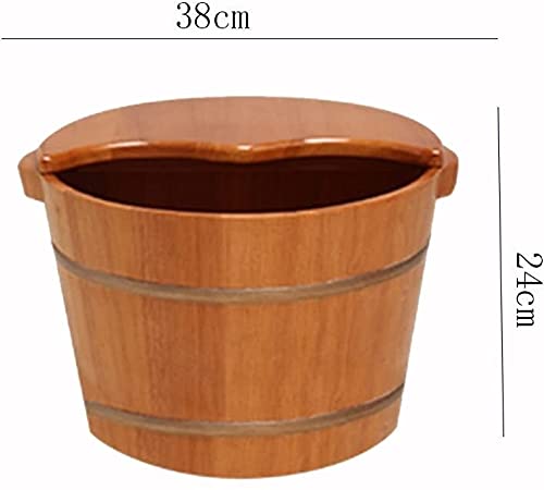 Spa de pies de madera sólida 38 cm x 24 cm miniatura 2