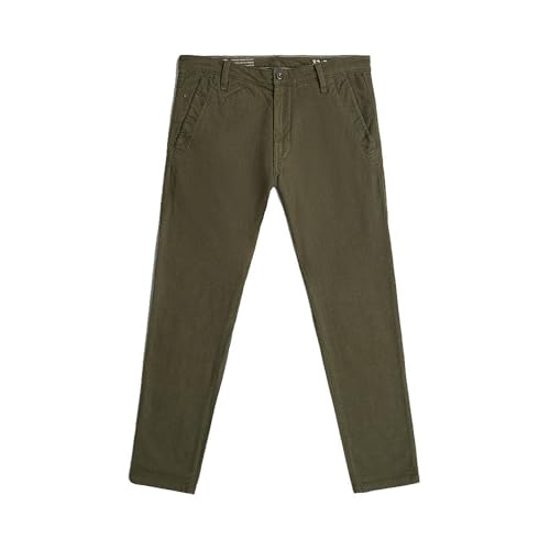 G-Star Herren Bronson Slim Chino Pants, Grün (Dark Olive Gd D26336-e069-c793), 35W / 32L EU – Ansicht 3