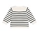 Petit Bateau A0B3U Langarmpullover Baby Jungen Marshmallow/Smoking 3 Jahre