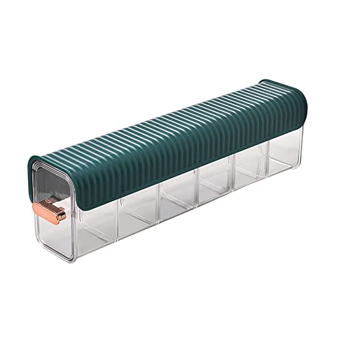 Caja de almacenamiento multifuncional no perforada 3 en 1 ajustable para guardar ropa, calcetines, ropa interior, corbata, especias, caja de almacenamiento a prueba de polvo, bolsa de plástico extra