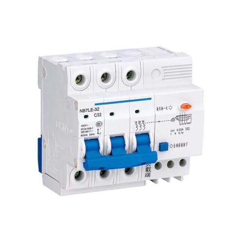 Disjoncteur différentiel NB7LE-32 3P D32 30 mA sécuriser atelier maison