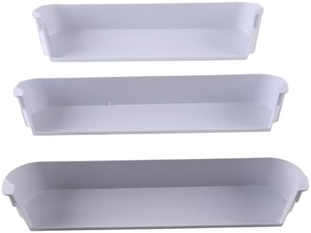 HOLDWELL Refrigerator Door Shelf Replacement Kit 29325760166 Compatible with Dometic DM2652/ DM2852/RGE400/RK400/ RM2451/ RM2452/ RM2453 Refrigerator Freezer/Upper/Bottom Plastic Door Shelf image 5