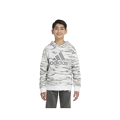 adidas Boys' Long Sleeve Camo Print Hoodie - Image 4