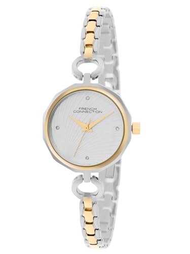 Image of French Connection Soleil Silver Round Dial Womens Analogue Watch - FCN069TM