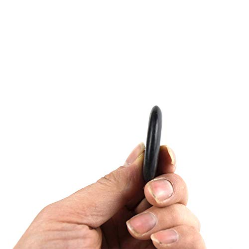 Windfulogo 12Pcs Small Hot Massage Stones Set Natural Lava Basalt Heated Warmer Stone For Spa Massage Black 1.18 X 1.57 In(3X4Cm) #TOP6