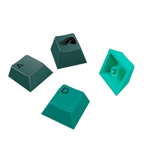 Image of GLORIOUS Gaming - GPBT Gradient Keycaps for Custom Mechanical Keyboards, No Fade Dye-Sublimated, Fits 100%, 75% 65% 60%, PBT Polymer, Fits ANSI & ISO, Supports Windows & macOS - Rainforest