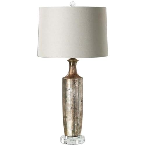 Lámpara de mesa Allora 1 luz base cerámica y metal 75 cm