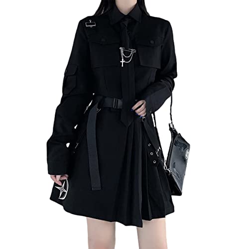 Amazon.com: MLAFE Gothic Two-Piece Skirts Women's Open Waist