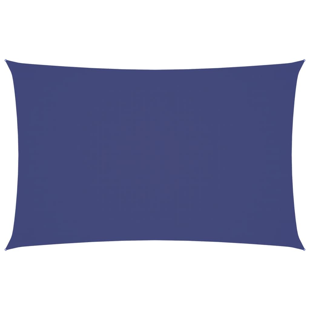 Voile d'ombrage imperméable bleu 2x4,5 m pour stopper la chaleur