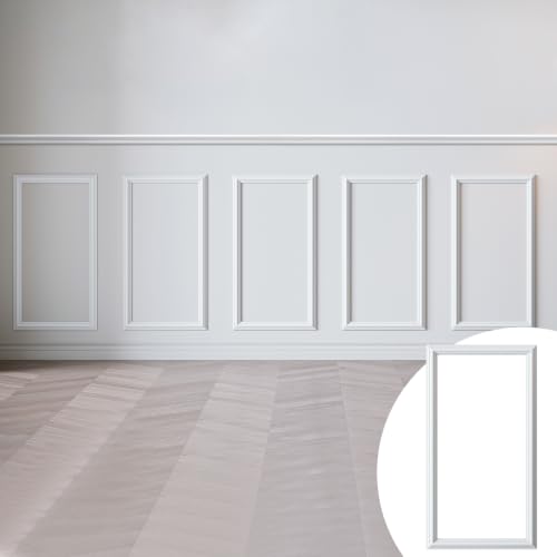 Image of Art3d Premade Peel and Stick Molding Trim Kit, 5 Frames Set, 24 inch x 16 inch