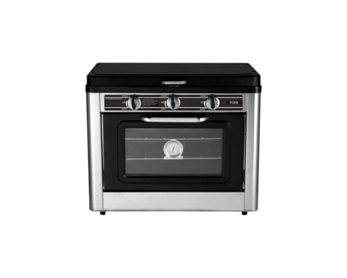 Combiné four / réchaud 2 feux de camping - INCASA - 016463