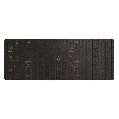 Tapis de souris de jeu égyptien 80x30 cm pour bureau stable sans effilochage