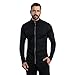Arms of Andes AoA Men's 420 Royal Alpaca Mid Layer: (Full Zip Neck) Hiking Sweatshirt Black XX-Large