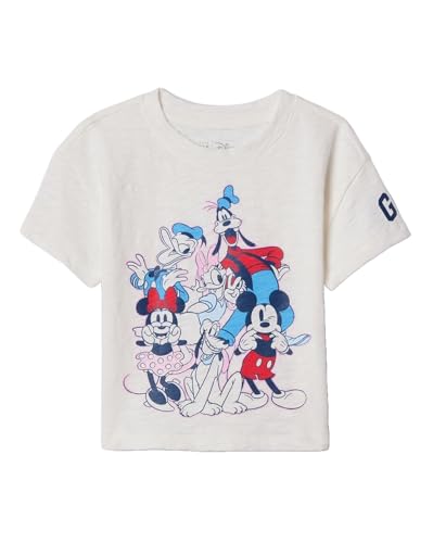 Image of Gap Kids Girl Relaxed Fit Graphic Print Shortsleeves Round Neck T-Shirt