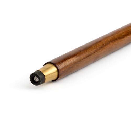 Image of ITOS365 Premium Wooden Walking Stick with Brass Designer Handle (Detachable 3-Piece Cane)