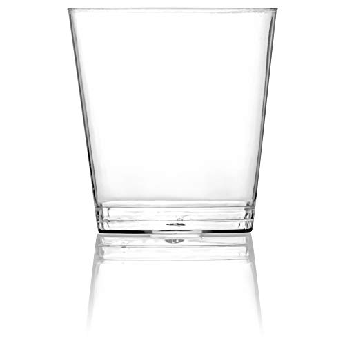 Decorrack 1 Oz Shot Glasses, Hard Clear Plastic Shot Cup, Disposable Party Cups, Mini Cups Shot Glasses (80 Pack) #TOP2