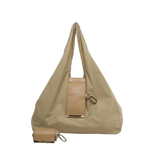 Bolso de mano genérico, bandolera con correa, bolso para gran capacidad, mano de piel para viajes y almacenamiento plegable, de mano negro de gran capacidad para adolescentes e