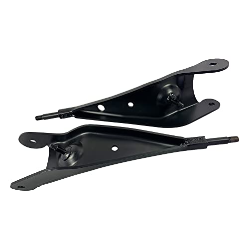 BST BSSP Front Axle Radius Arm Driver Left & Passenger Right Side Replacement For 92-07 Ford E-250 E-350 Super Duty Pickup 1992-2007 E-250 E-350 Econoline Suspension Arm Kit