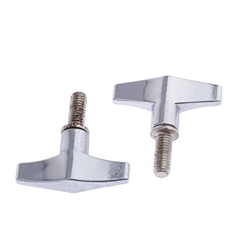 2 Tornillos para Hi-Hat Clutch de Batería Zinc miniatura 3