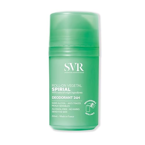 SVR SPIRIAL Roll-On Long-Lasting Anti-Perspirant Deodorant, Gentle on Sensitive Skin, Aluminium-Free, 50ml