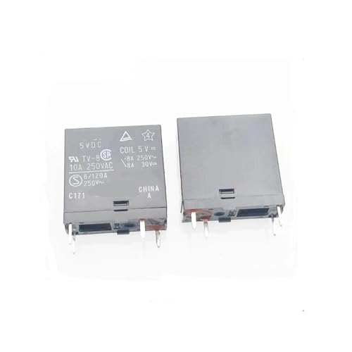 Relé TYPEDG1U 5VDC 10A 4PIN automatización y control de circuitos impresos 10 unidades