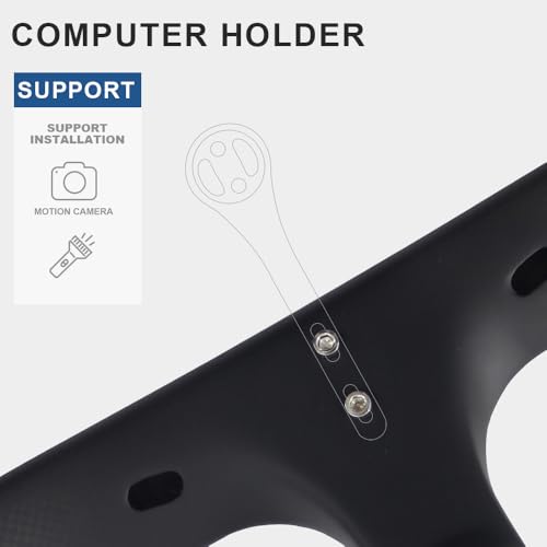 Guidon carbone vélo de route cintre intégré compact pour cycliste - 4
