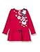 TUC TUC Vestido Felpa Flores Niña Rosa Kyoto Girls FW21 Vestito, 2 Anni Bimba