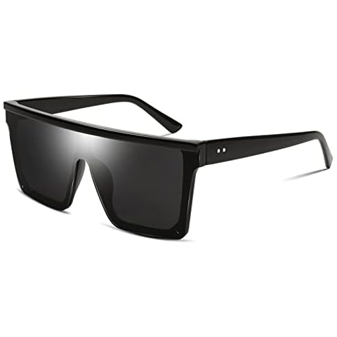 FEISEDY Gafas de Sol Cuadradas con Lente Siamés thumbnail