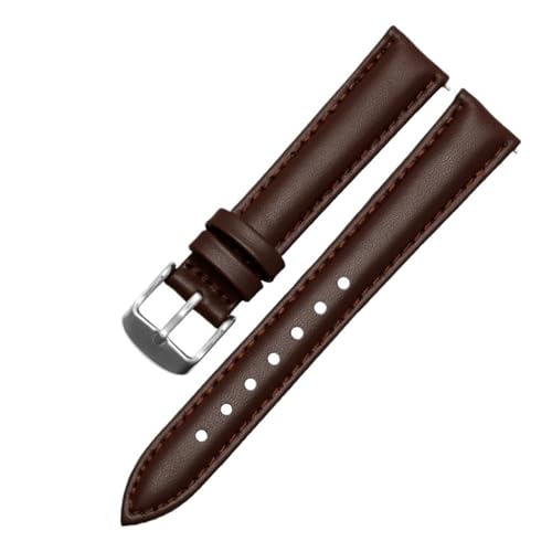 Bracelet de montre en cuir véritable compatible Fossil ES3843 ES4202 ES3793 femme 14mm 16mm 18mm 20mm