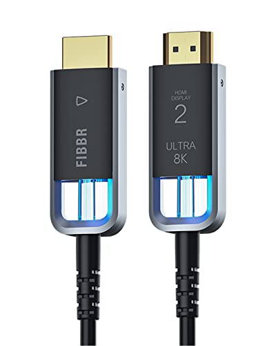 新品 FIBBR ULTRA 8K II 8K光ファイバー HDMIケーブル Amazon | FIBBR Ultra8K II 56Gbps ファイバー HDMI 2.1