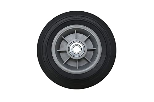 Shepherd Hardware 9600 8-Inch Hand Truck Replacement Wheel, Solid Rubber, 5/8-Inch Offset Axle Diameter by Shepherd - Image 2