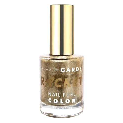 BeautyGARDE Rocket Nail Polish, Color â 24 Carat, Strengthening Growth Treatment [0.5 Oz] Nail Hardener Extra Strong Nail Polish, Nail Growth Treatment, Cruelty-Free, 7-Free Vegan, Nonie CrÃ¨me