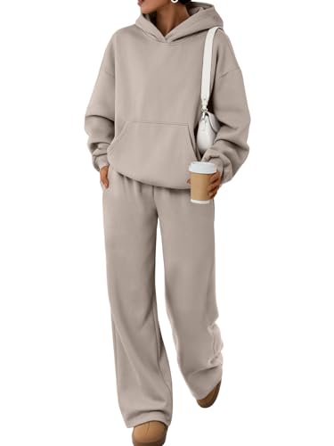 Trendy Queen 2 Piece Lounge Sweat Sets Plus Size Fall Fashion Matching...