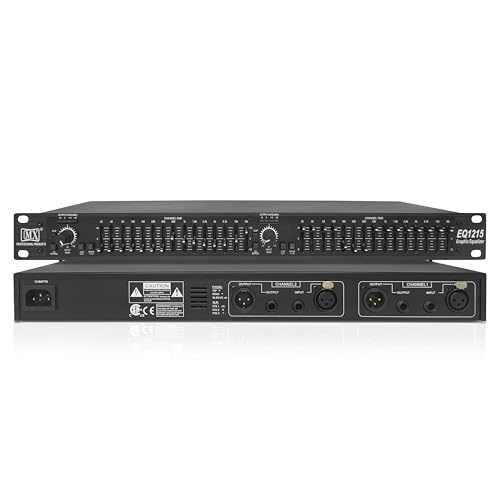 MX Dual Channel 15-Band Graphic Equalizer – Rackmount Audio Equal...