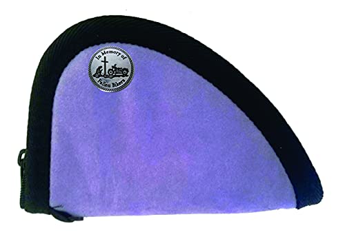 GENUINE TEXAS BRAND Custom Fallen Bikers Lavender Suede Unisex Pistol Case - Large