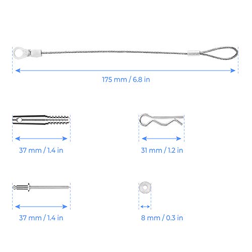 Kemimoto X3 Clutch Cover Pin Kit, X3 Quick Release Belt Cover Tool X3 Clutch Cover Gasket Compatible With Can Am Maverick X3 2017 2018 2019 2020 2021 2022 2023 (11 Pack) Oem Replace#715005045 #TOP1