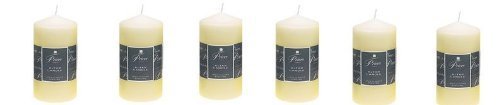 6 x Prices London Altar Candles Ivory 15cm x 8cm