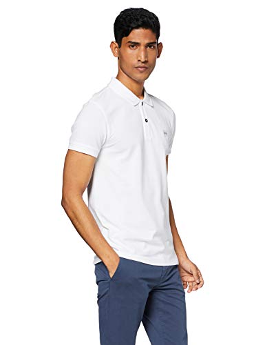 Preisvergleich Produktbild BOSS Herren Prime Poloshirt, Weiß (White 100), Large