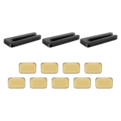 Artibetter 3 Juegos Kit de Equilibrado para Ventilador de Techo Clips Metálicos y Pesos Adhesivos para Balancear Aspas y Mejorar Rendimiento