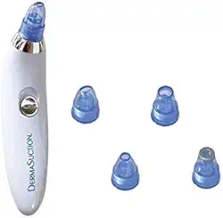 DermaSuction Aparelho Extrator Removedor Espinhas Cravos Sucção Peeling - Azul
