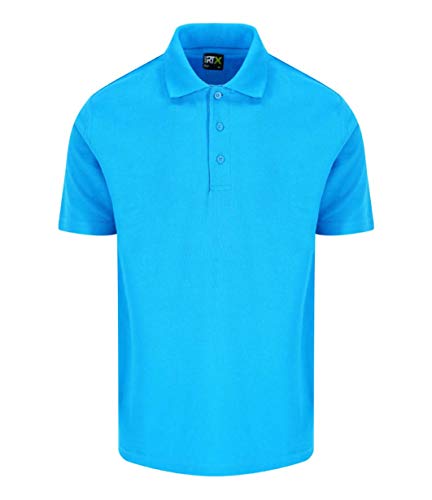Image of PRO RTX Pro Piqué Polo Shirt Turquoise Blue 5XL