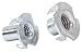 3 Prong T Nut 1/4"-20 x 5/16" (Tee Nut) Qty: 100 Zinc Plated