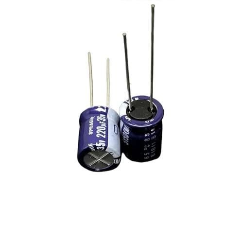 Condensateur 220uF 35V audio pour éliminer les interférences et stabiliser le courant - 10pcs
