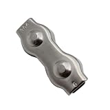 Mandrino A Doppio Morsetto A Scatola in Acciaio Inossidabile, Design A Doppio Morsetto, Adatto for Accessori for Mandrini A Piastra di Funi in Acciaio(6mm)