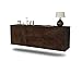 Produktbild Lowboard Denver hängend (136x47x35cm) Korpus anthrazit matt | Front rostigen Industrie-Design | Push-to-Open | hochwertige Leichtlaufschienen