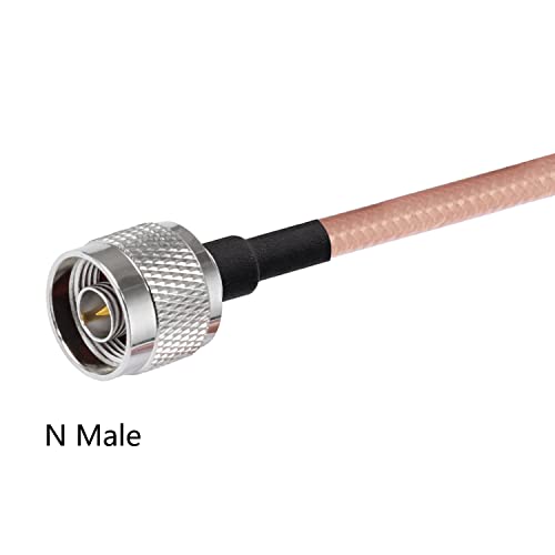 Vecys N Male to N Male Low Loss Coaxial Cable RG400 10FT/3M for 3G 4G 5G LTE Antenna Ham Radio GPS WiFi - Image 2